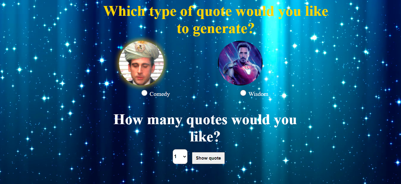 Quote Generator - JavaScript Web App Wexford
